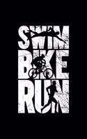 SWIM BIKE RUN TRIATHLON Notizbuch