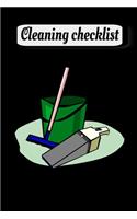 Cleaning checklist