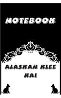 Alaskan Klee Kai Notebook: Black and White notebook, Decorative Journal for Alaskan Klee Kai Lover: Notebook /Journal Gift, Black and White,100 pages, 6x9, Soft cover, Mate Fi