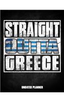 Straight Outta Greece Undated Planner