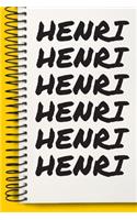 Name HENRI Customized Gift For HENRI A beautiful personalized