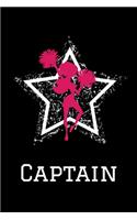 Captain Cheerleading Notebook