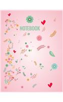 Notebook: Unruled /Blank Blank Notebook softcover, 104 pages, Large (8.5 x 11 inches)