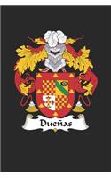 Duenas: Duenas Coat of Arms and Family Crest Notebook Journal (6 x 9 - 100 pages)