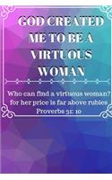 Virtuous Woman Christian Writing Journal