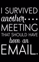 I Survived Another Meeting That Should Have Been An Email.