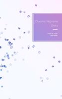 Chronic Migraine Diary: Daily Log Book severe headaches - Record date, duration, triggers, symptoms, relief measures and medication used - Pink and purple fruit design