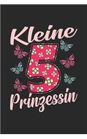 5 Kleine Prinzessin: Notizbuch Mit 120 Linierten Seiten