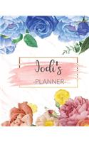 Jodi's Planner: Monthly Planner 3 Years January - December 2020-2022 - Monthly View - Calendar Views Floral Cover - Sunday start