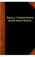 2019 Daily Planner Shakespeare Quote Small Things Proud 384 Pages