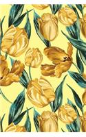 Yellow Tulips Design Journal: Dot Grid Journal