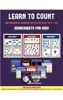 Worksheets for Kids (Learn to count for preschoolers): A full-color counting workbook for preschool/kindergarten children.