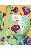 Dot Journal: Large Dotted Notebook, 8.5 X 11, Cactus Watercolor