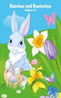 Malbuch mit Häschen und Kaninchen 1 & 2: (Häschen Und Kaninchen)