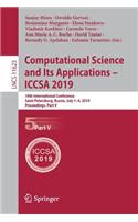 Computational Science and Its Applications - Iccsa 2019