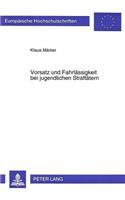 Vorsatz und Fahrlaessigkeit bei jugendlichen Straftaetern