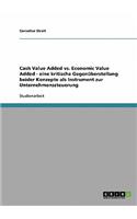 Unternehmenssteuerung. Cash Value Added vs. Economic Value Added. Eine kritische Gegenüberstellung.