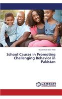 School Causes in Promoting Challenging Behavior in Pakistan