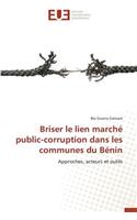 Briser Le Lien Marché Public-Corruption Dans Les Communes Du Bénin