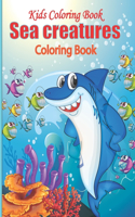 Kids Coloring Book Sea Creatures Coloring Book