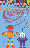 Space Robots Coloring Book