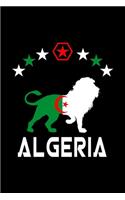 Algeria Lions Notebook