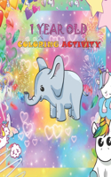 1 Year Old Coloring Book