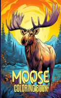 Moose Coloring Book
