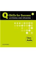 Q Skills for Success Listening and Speaking: 3: Class CD