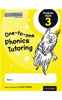 Read Write Inc. Phonics: One-to-one Phonics Tutoring Progress Book 3 Pack of 5
