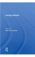 Energy Analysis