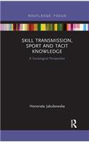 Skill Transmission, Sport and Tacit Knowledge