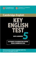 Cambridge Key English Test 5 Student's Book with Answers: Official Examination Papers from University of Cambridge ESOL Examinations