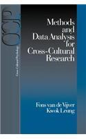 Methods and Data Analysis for Cross-Cultural Research