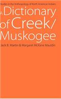 Dictionary of Creek/Muskogee