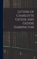 Letters of Charlotte Geddie and Geddie Harrington