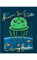 Kawaii Sea Friends Coloring Book