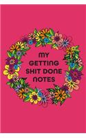 My Getting Shit Done Notes