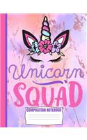 UNICORN SQUAD Composition Notebook