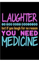 Laughter Is The Best Medicine But If You Laugh For No Reason You Need Medicine