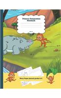 Primary Composition Notebook Story Paper Journal Grades K-2