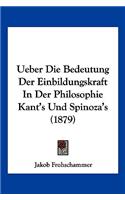 Ueber Die Bedeutung Der Einbildungskraft In Der Philosophie Kant's Und Spinoza's (1879): (German)