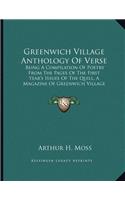 Greenwich Village Anthology Of Verse