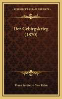Der Gebirgskrieg (1870)