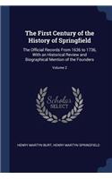 First Century of the History of Springfield