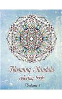 Blooming Mandala Coloring Book(Volume1) -50 outstanding stress-relieving designs