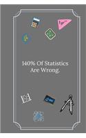 140% Of Statistics Are Wrong.