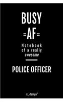 Notebook for Police Officers / Police Officer