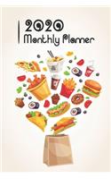 2020 Monthly Planner: Two Year - Monthly Calendar Planner 6 x 9'' - 24 Months For Academic Agenda Schedule Organizer