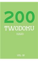 200 Twodoku Hard Vol 10